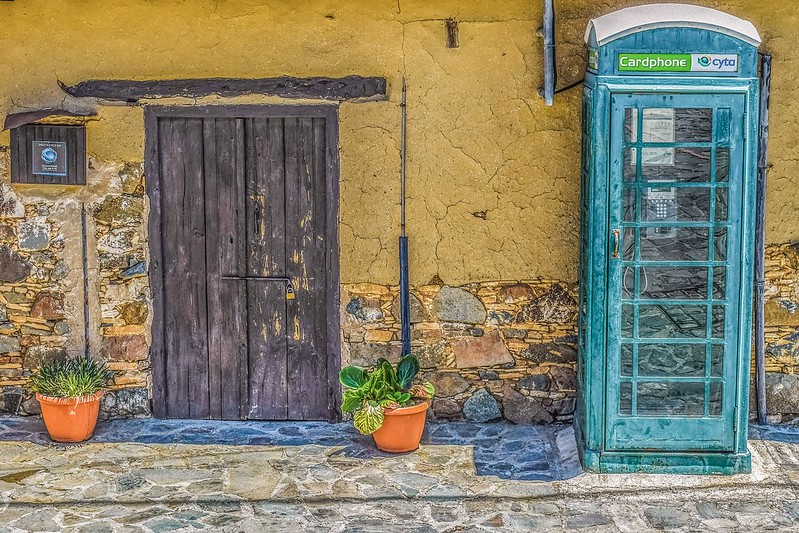 Photo (CC0) Phone booth in village, Flickr user Wallboat